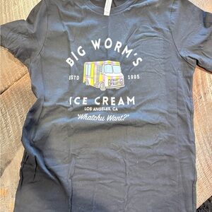 Next Level Apparel Black Ice Cream Graphic Tee